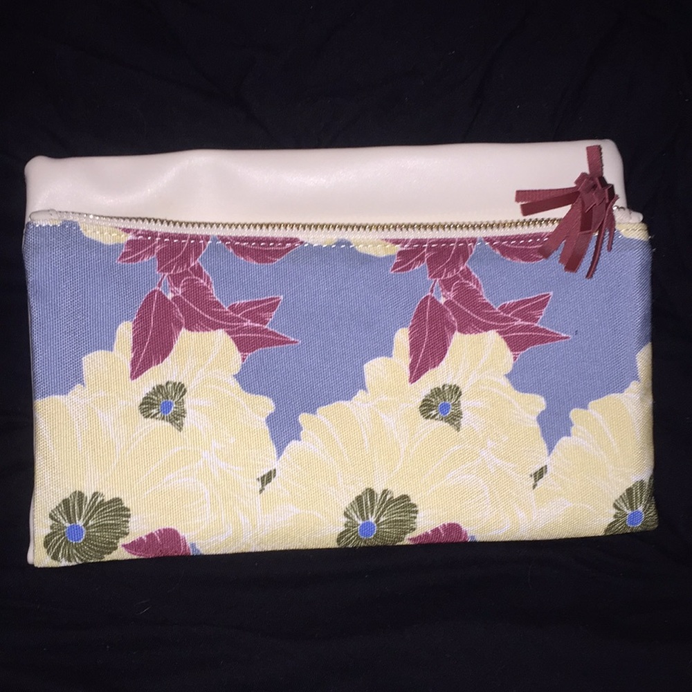 Rachel Pally tan floral clutch brand new